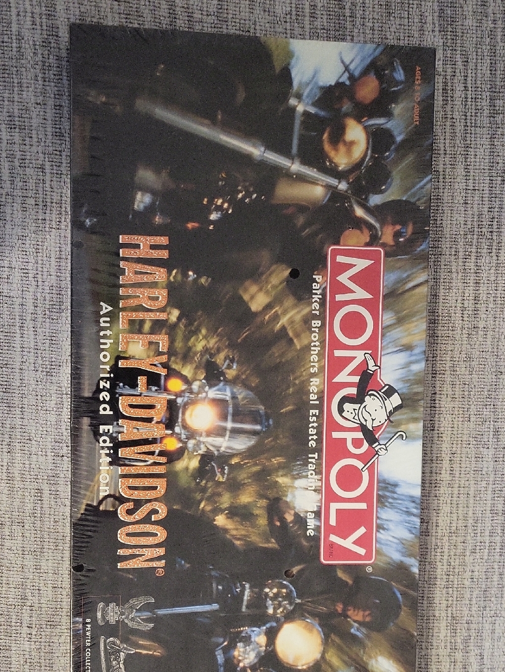 Monopoly Harley-Davidson Edition Board Game - Black & Orange Artwork